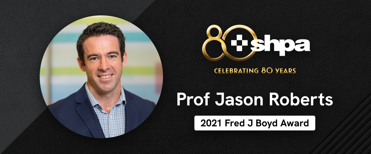 ‘Unparalleled impact’: Professor Jason Roberts receives 2021 Fred J Boyd Award
